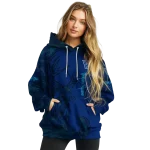 customized villanova wildcats deer silhouette navy hoodie best selling