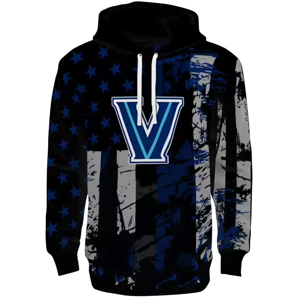 customized villanova wildcats distressed flag navy black hoodie best selling customized villanova wildcats distressed flag navy black hoodie best selling