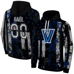 customized villanova wildcats distressed flag navy black hoodie best selling