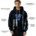 customized villanova wildcats distressed flag navy black hoodie best selling
