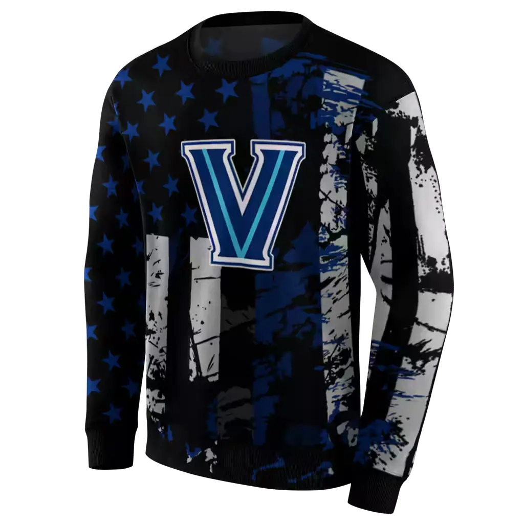customized villanova wildcats distressed flag navy black hoodie new arrival customized villanova wildcats distressed flag navy black hoodie new arrival