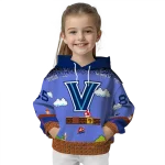 customized villanova wildcats mario blue black hoodie best selling