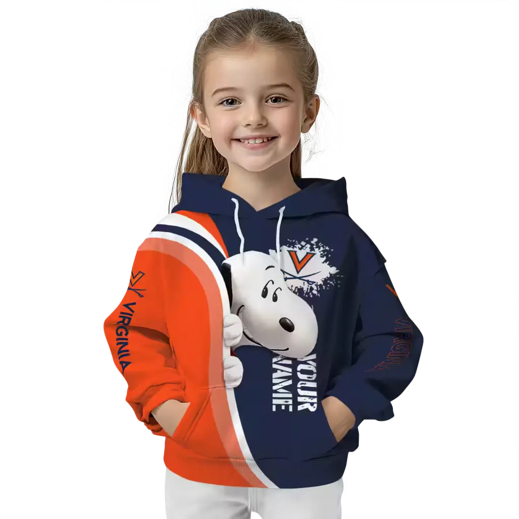 customized virginia cavaliers peeking snoopy blue hoodie top rated customized virginia cavaliers peeking snoopy blue hoodie top rated