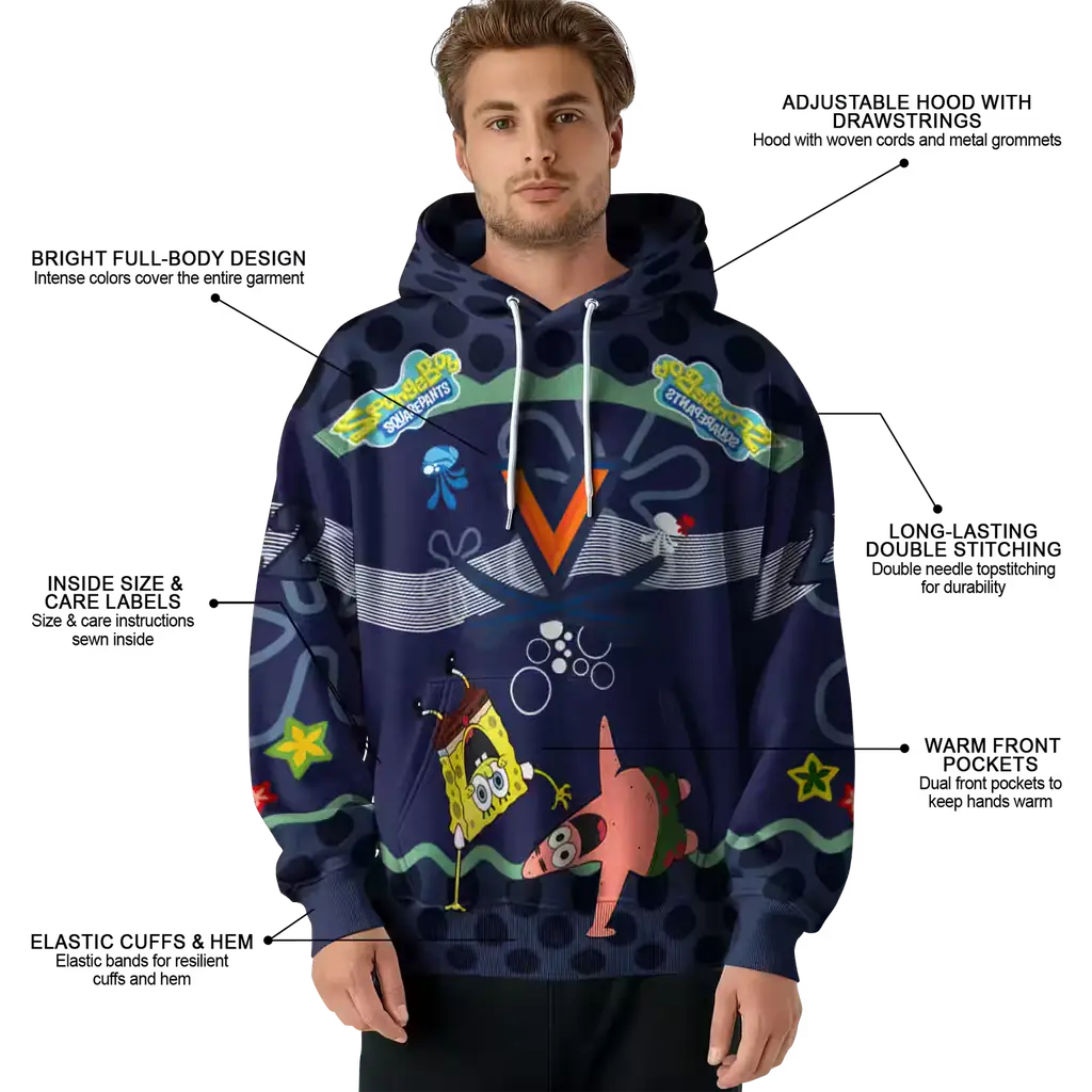 customized virginia cavaliers spongebob patrick star blue navy hoodie latest model customized virginia cavaliers spongebob patrick star blue navy hoodie latest model