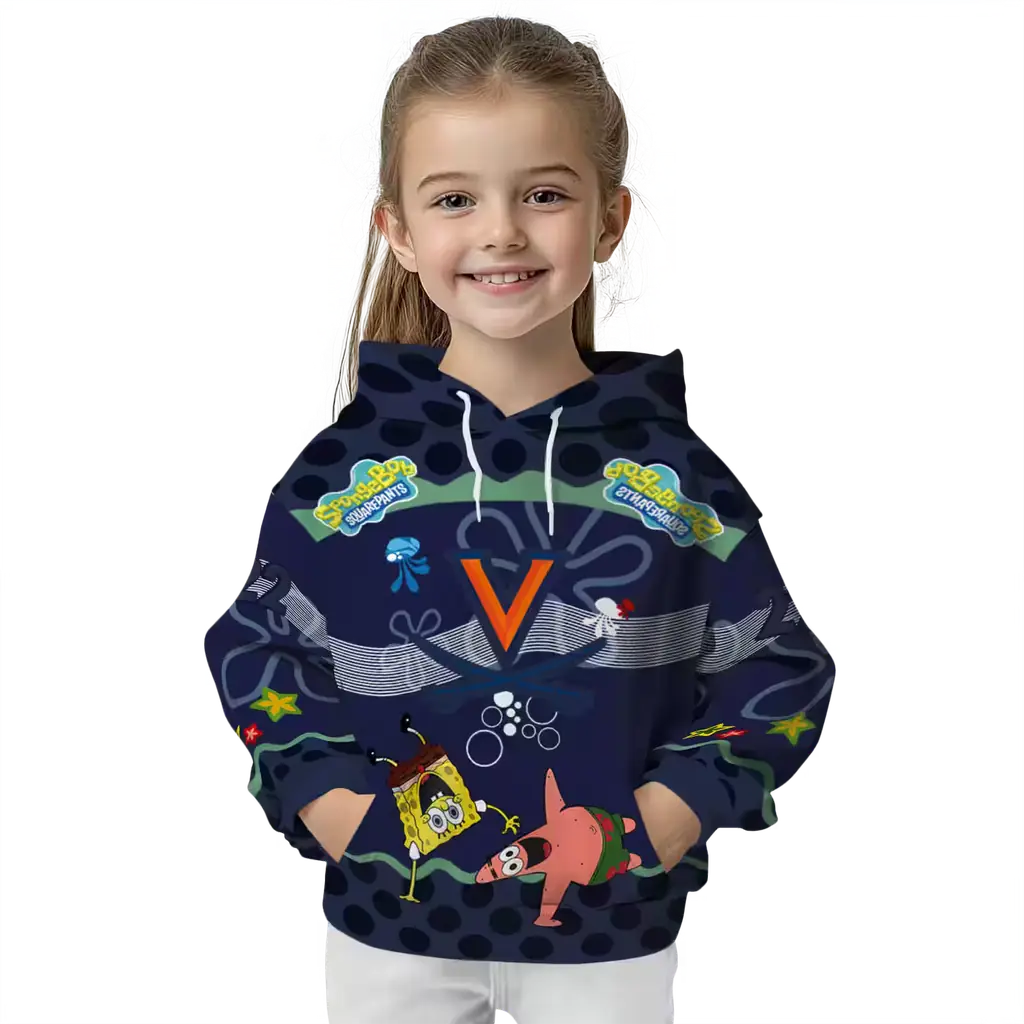 customized virginia cavaliers spongebob patrick star blue navy hoodie top rated customized virginia cavaliers spongebob patrick star blue navy hoodie top rated