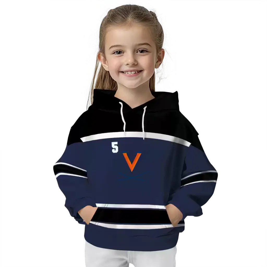 customized virginia cavaliers striped pattern blue hoodie top rated customized virginia cavaliers striped pattern blue hoodie top rated