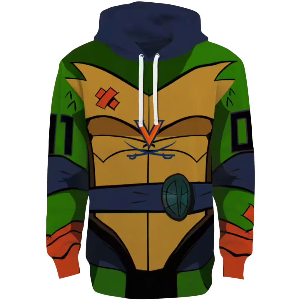 customized virginia cavaliers superhero armor blue green hoodie best selling customized virginia cavaliers superhero armor blue green hoodie best selling