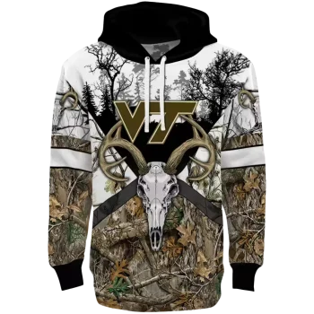 customized virginia tech hokies forest silhouette hoodie best selling