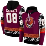 customized virginia tech hokies grateful vibes maroon hoodie best selling