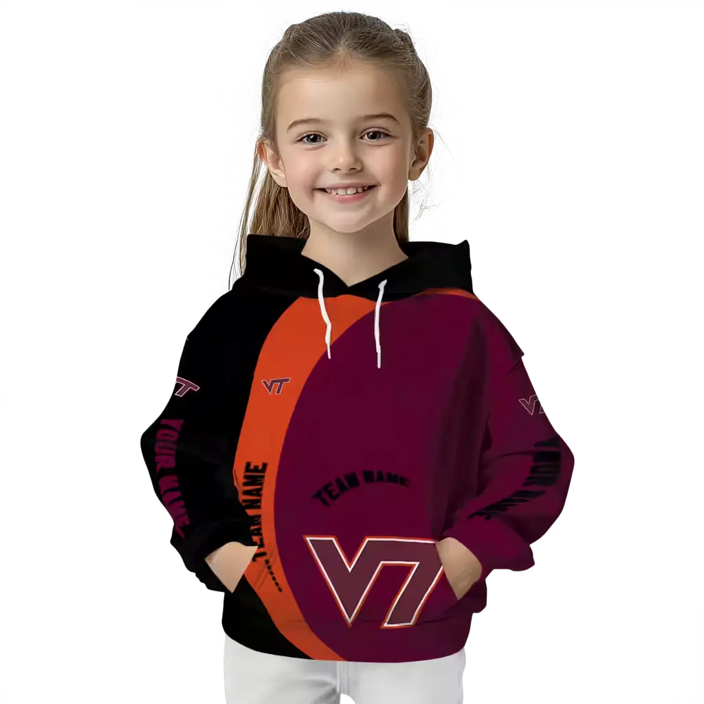 customized virginia tech hokies minimalist design maroon black hoodie top rated customized virginia tech hokies minimalist design maroon black hoodie top rated