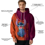 customized virginia tech hokies stitch maroon hoodie best selling