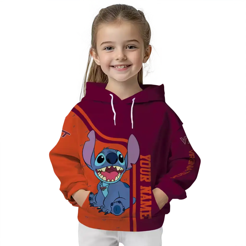 customized virginia tech hokies stitch maroon hoodie top rated customized virginia tech hokies stitch maroon hoodie top rated