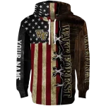 customized wake forest demon deacons american pride hoodie best selling