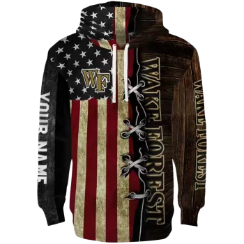 customized wake forest demon deacons american pride hoodie best selling