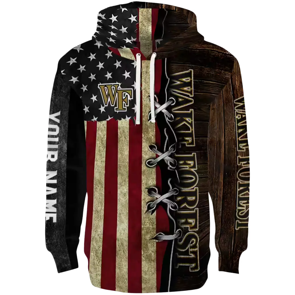 customized wake forest demon deacons american pride hoodie best selling customized wake forest demon deacons american pride hoodie best selling