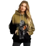 customized wake forest demon deacons baby groot gold black hoodie best selling