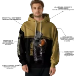 customized wake forest demon deacons baby groot gold black hoodie best selling