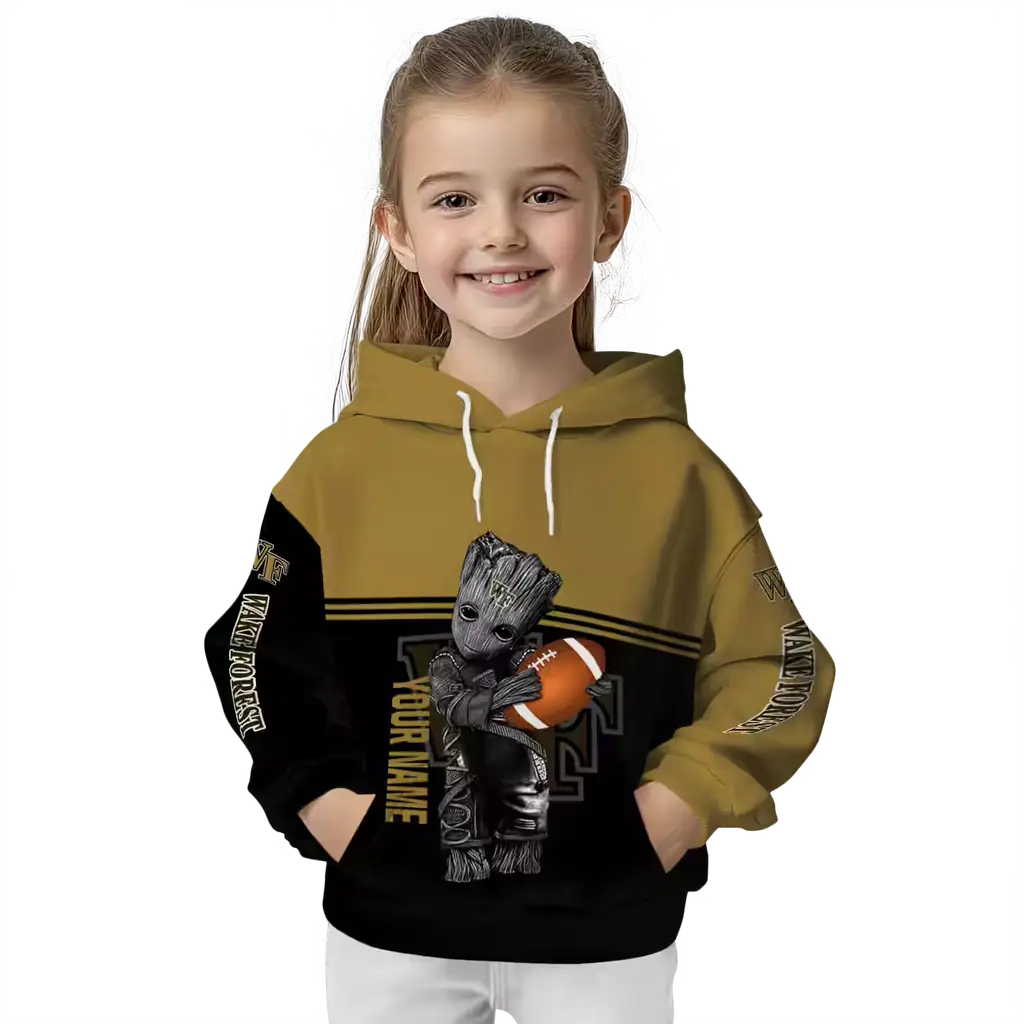 customized wake forest demon deacons baby groot gold black hoodie top rated customized wake forest demon deacons baby groot gold black hoodie top rated
