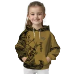 customized wake forest demon deacons deer silhouette gold hoodie best selling