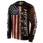 customized washington huskies american pride hoodie best selling