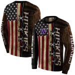 customized washington huskies american pride hoodie best selling