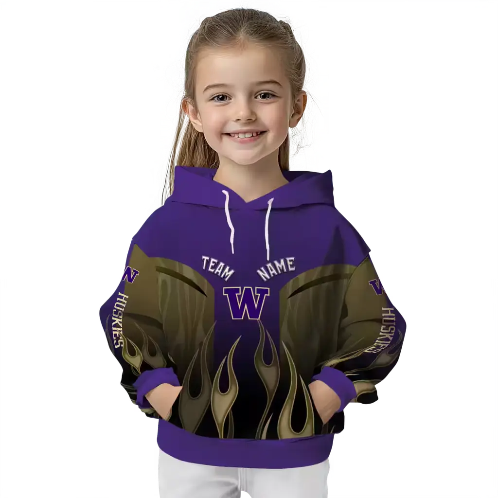 customized washington huskies flame design purple hoodie top rated customized washington huskies flame design purple hoodie top rated