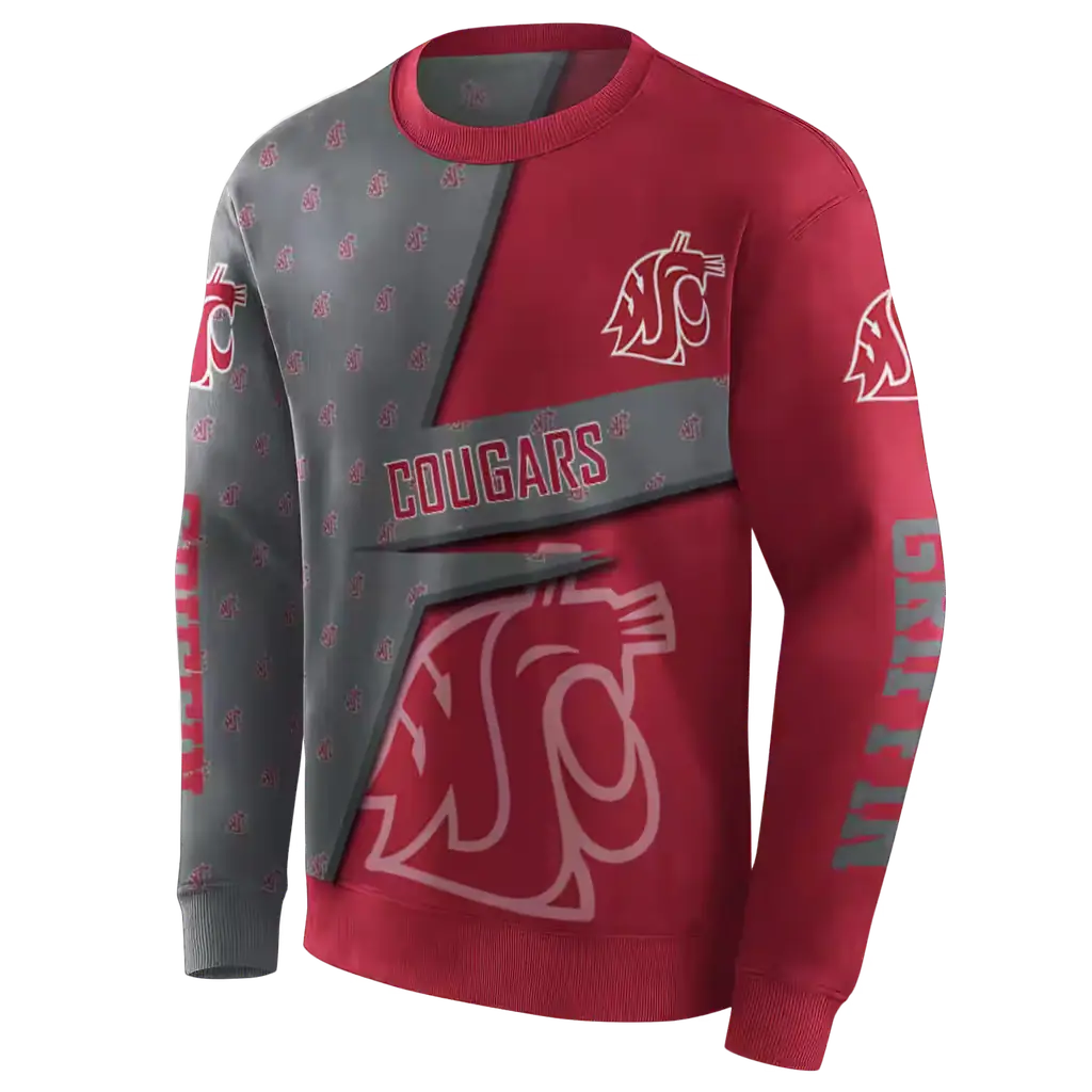customized washington state cougars abstract shape crimson hoodie new arrival customized washington state cougars abstract shape crimson hoodie new arrival