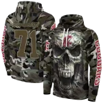 customized washington state cougars camo skull hoodie best selling