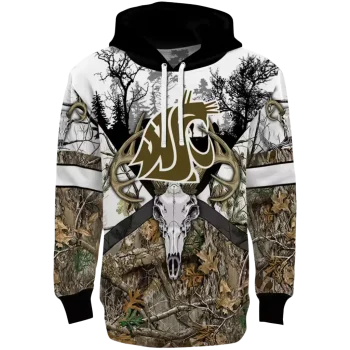 customized washington state cougars forest silhouette hoodie best selling
