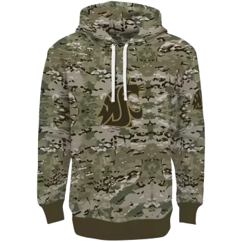 customized washington state cougars military style hoodie best selling