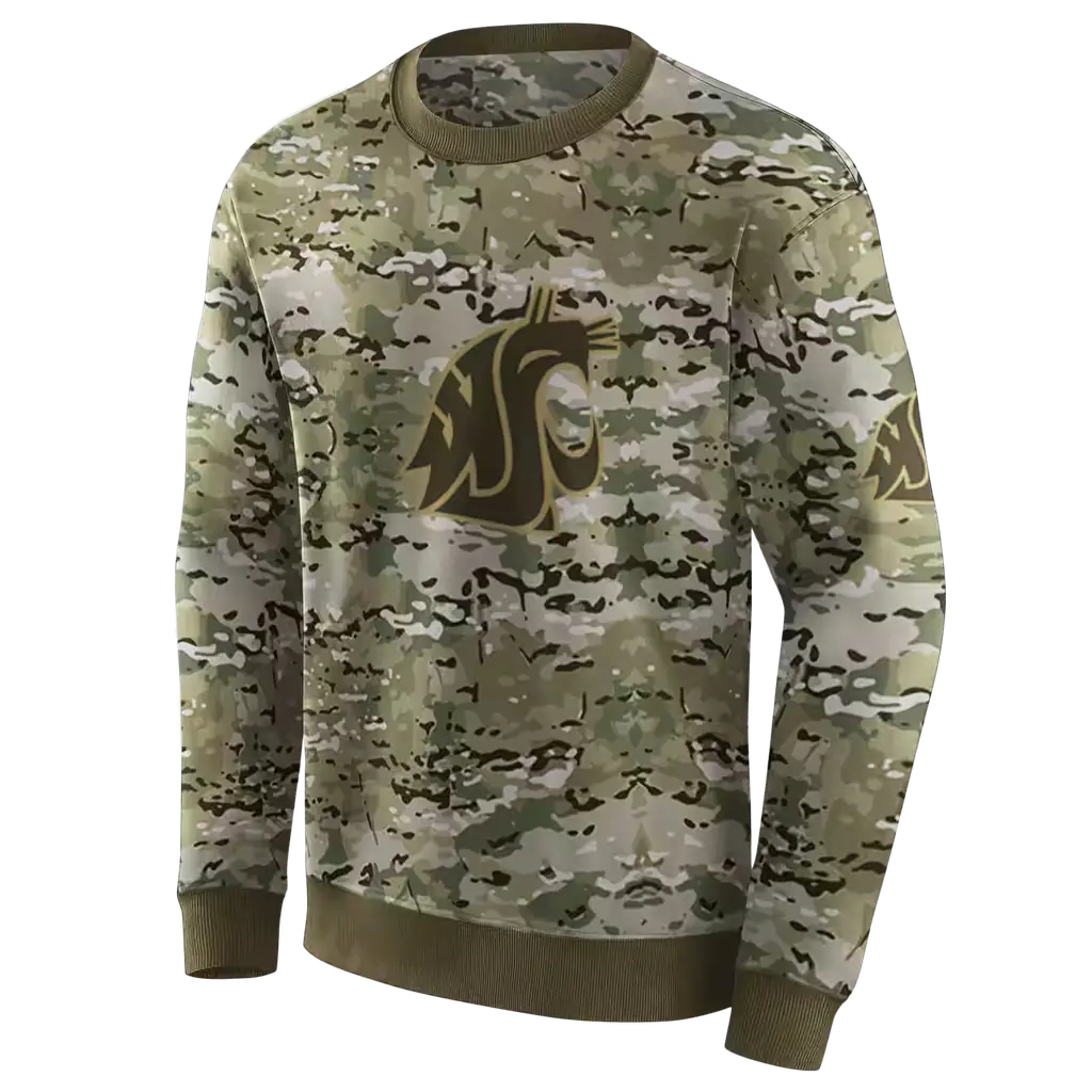 customized washington state cougars military style hoodie new arrival customized washington state cougars military style hoodie new arrival