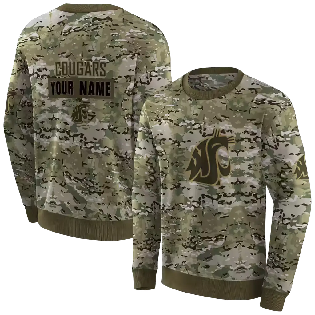 customized washington state cougars military style hoodie premium grade customized washington state cougars military style hoodie premium grade