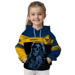 customized west virginia mountaineers grim reaper blue black hoodie best selling