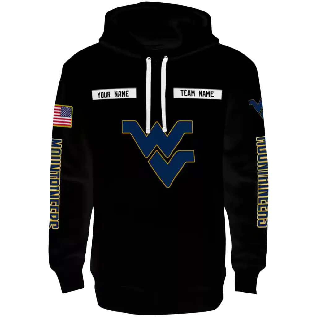 customized west virginia mountaineers punisher skull black hoodie best selling customized west virginia mountaineers punisher skull black hoodie best selling