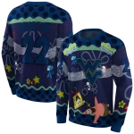 customized west virginia mountaineers spongebob patrick star blue navy hoodie best selling