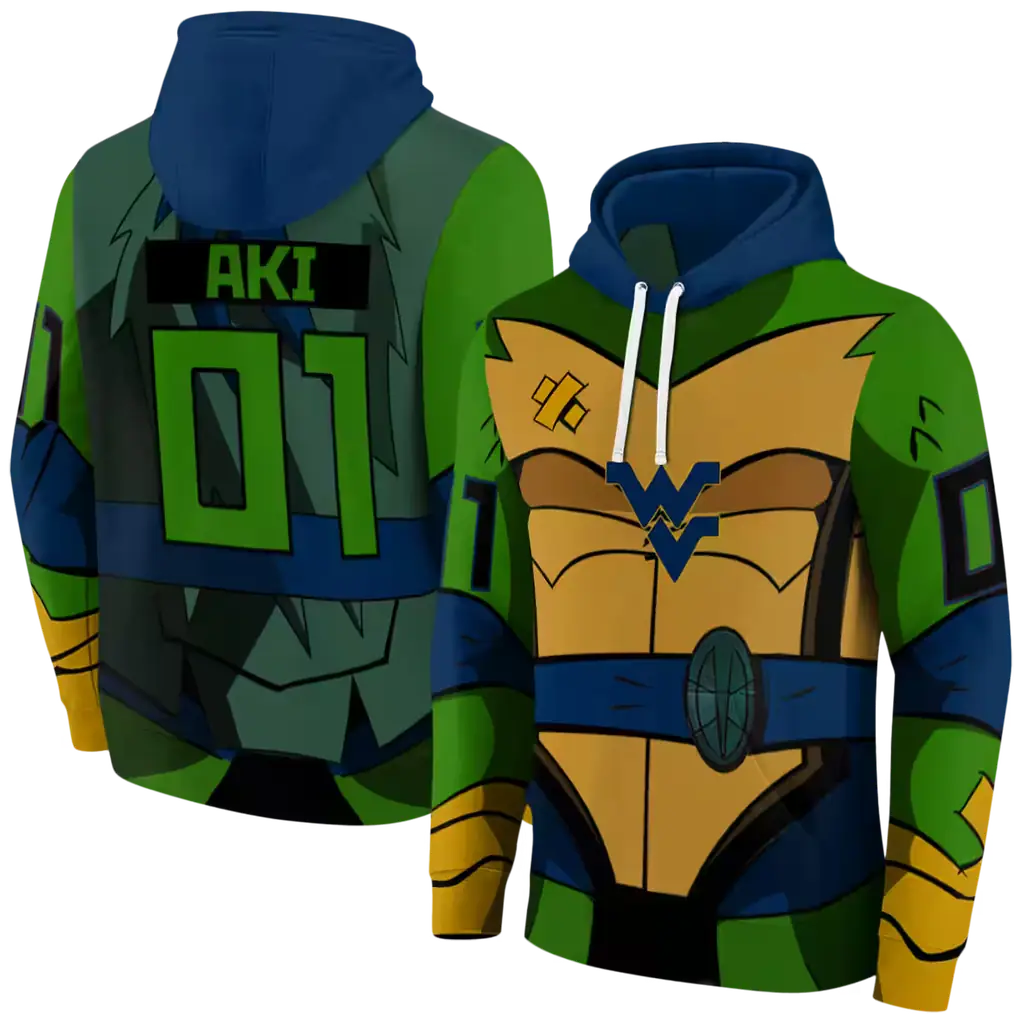 customized west virginia mountaineers superhero armor blue green hoodie fashion forward customized west virginia mountaineers superhero armor blue green hoodie fashion forward