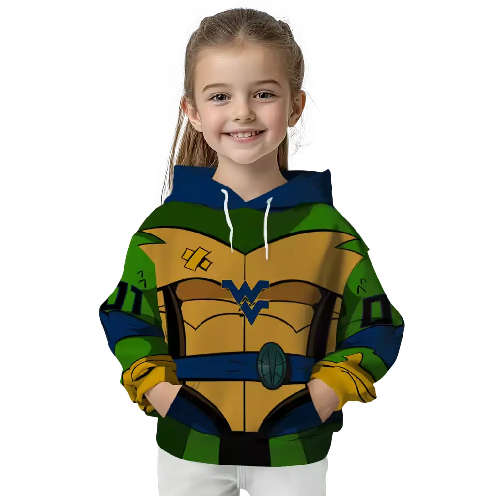 customized west virginia mountaineers superhero armor blue green hoodie top rated customized west virginia mountaineers superhero armor blue green hoodie top rated