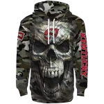 customized western kentucky hilltoppers camo skull hoodie best selling