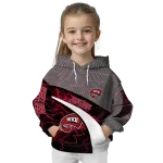 customized western kentucky hilltoppers hexagonal mesh red black gray hoodie best selling