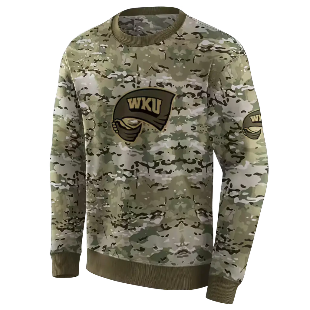 customized western kentucky hilltoppers military style hoodie new arrival customized western kentucky hilltoppers military style hoodie new arrival
