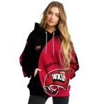 customized western kentucky hilltoppers minimalist design red black hoodie best selling