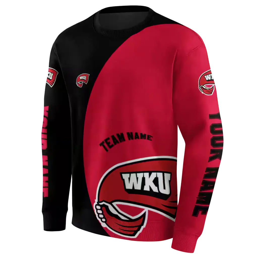 customized western kentucky hilltoppers minimalist design red black hoodie new arrival customized western kentucky hilltoppers minimalist design red black hoodie new arrival