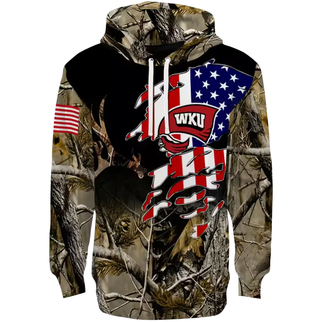 customized western kentucky hilltoppers tree camo hoodie best selling customized western kentucky hilltoppers tree camo hoodie best selling