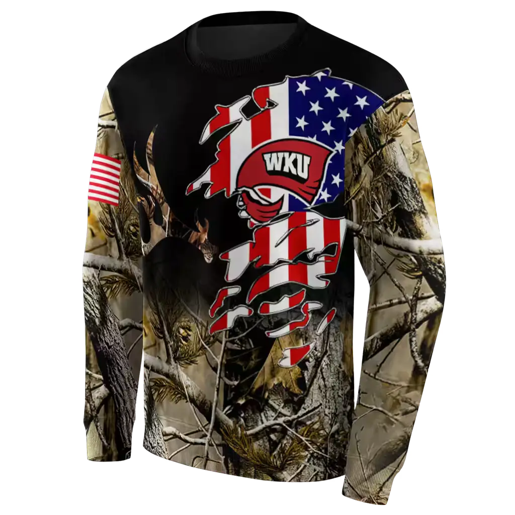 customized western kentucky hilltoppers tree camo hoodie new arrival customized western kentucky hilltoppers tree camo hoodie new arrival