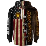 customized western michigan broncos american pride hoodie best selling