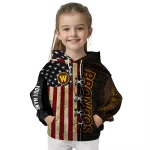 customized western michigan broncos american pride hoodie best selling