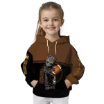 customized western michigan broncos baby groot brown black hoodie best selling