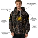 customized western michigan broncos hunting theme brown black hoodie best selling