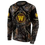 customized western michigan broncos hunting theme brown black hoodie best selling