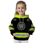 customized western michigan broncos safety motif black neon green hoodie best selling
